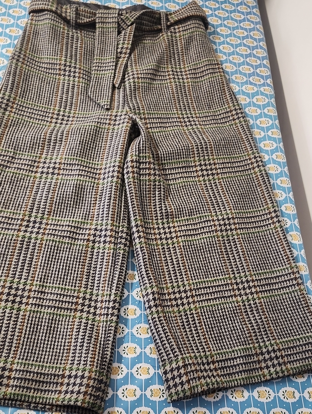 FRANCES VALENTINE Wool Lane palazzo Wide Leg Pants Baggy Trouser